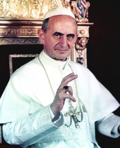 «Paolovi» de Vatican City (picture oficial of pope) - Vatican City, picture oficial of pope Paul VI (vatican.va). Disponible bajo la licencia Dominio público vía Wikimedia Commons - http://commons.wikimedia.org/wiki/File:Paolovi.jpg#/media/File:Paolovi.jpg